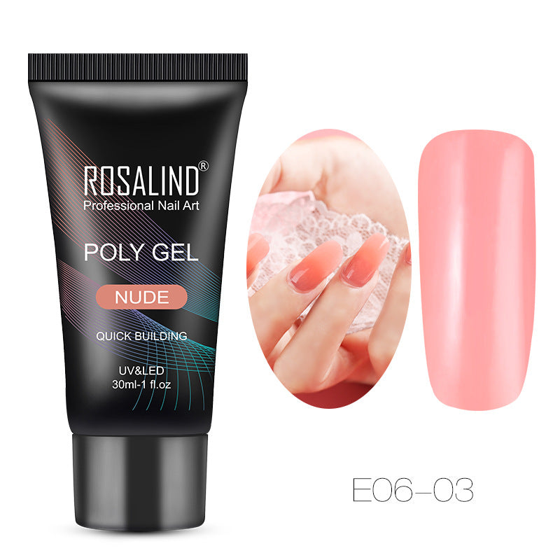 Crystal Nail Extension Kit - Professional Phototherapy Gel 30ml