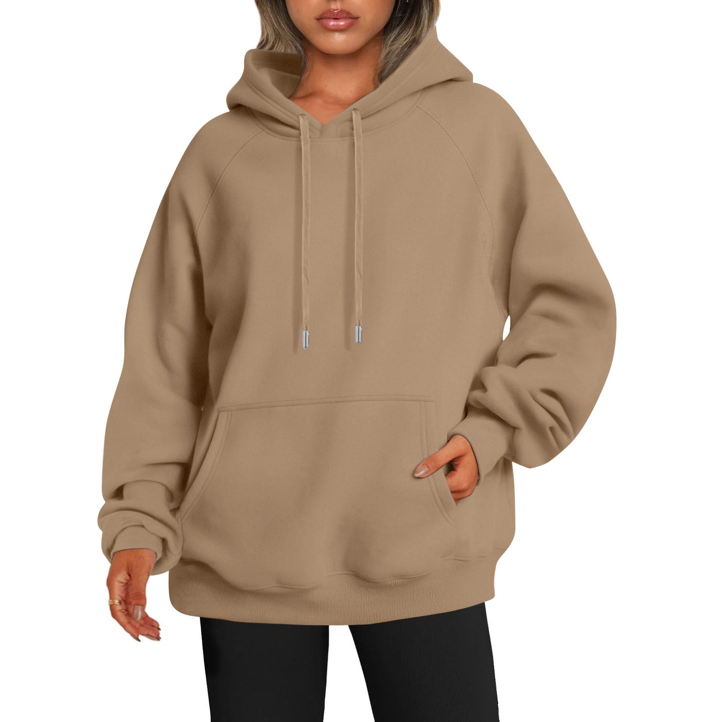 Men's And Women's Fashion Casual Exercise Drop-shoulder Sleeve Hoodie