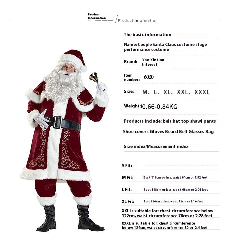 Christmas Clothing Japanese Red Christmas Cos